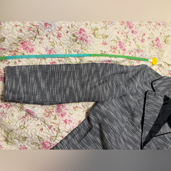 Worthington Black and White Textured Blazer - Picture 11 of 11